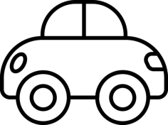 Baby Car Sticker Svg Vector, Free Vectors File